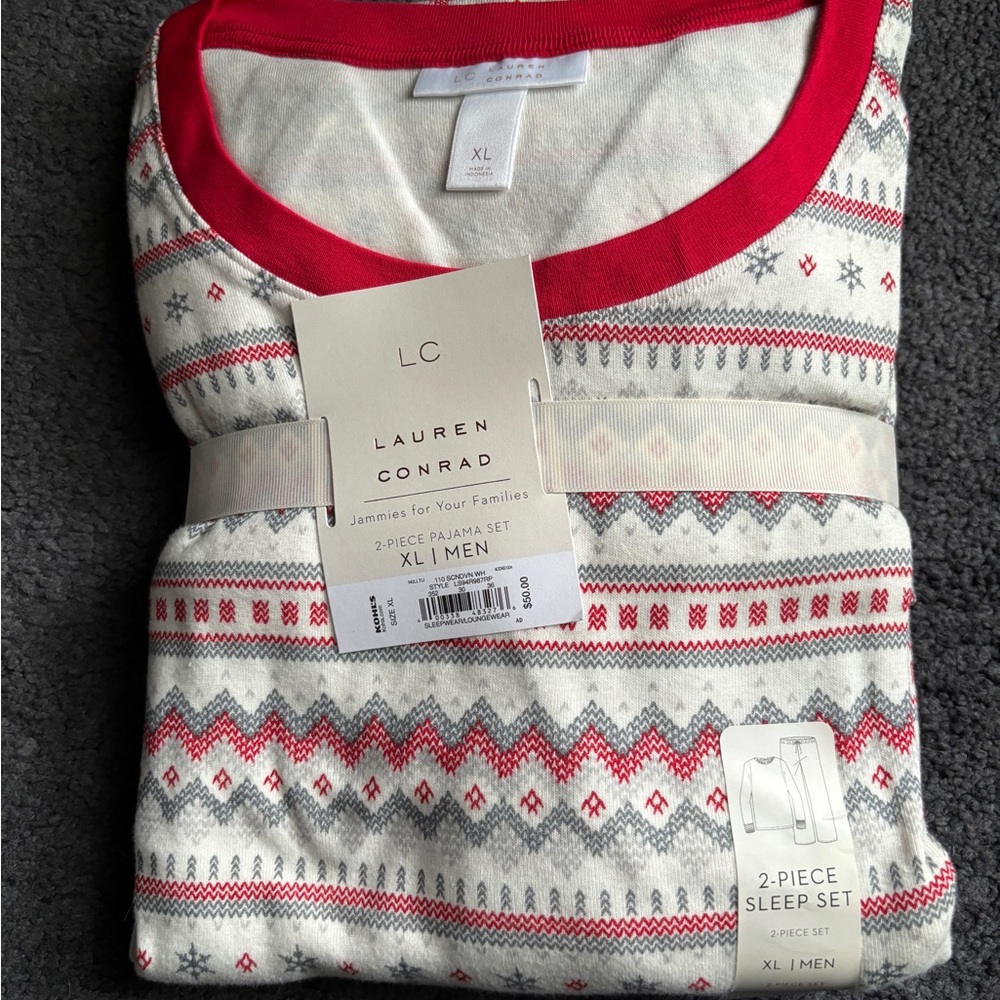 Lauren Conrad 2-piece Pajama Set. Size XL.